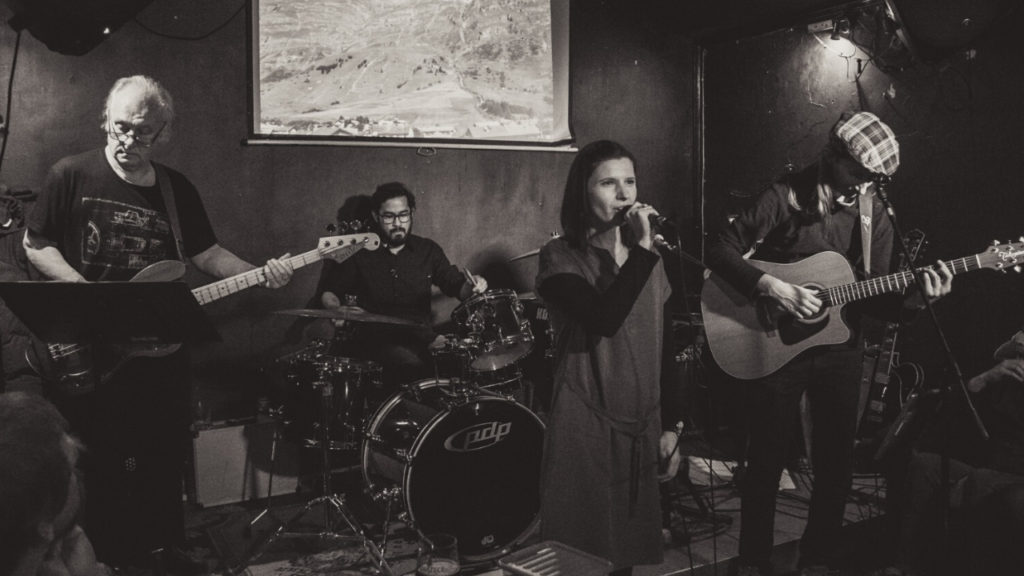 Konstelacje is a Krakow-based band formed in 2017.  Their music is a blend of folk-rock ballad with a Polish highlander air. They perform original songs with a base constellation of guitar, harp, drums and voice and always open to incorporate more instruments and sounds.